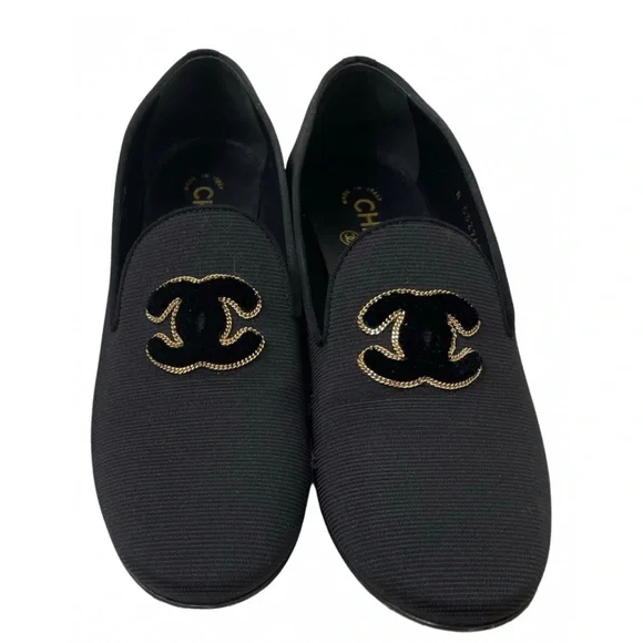 Chanel cloth loafers - Picture 1 of 3